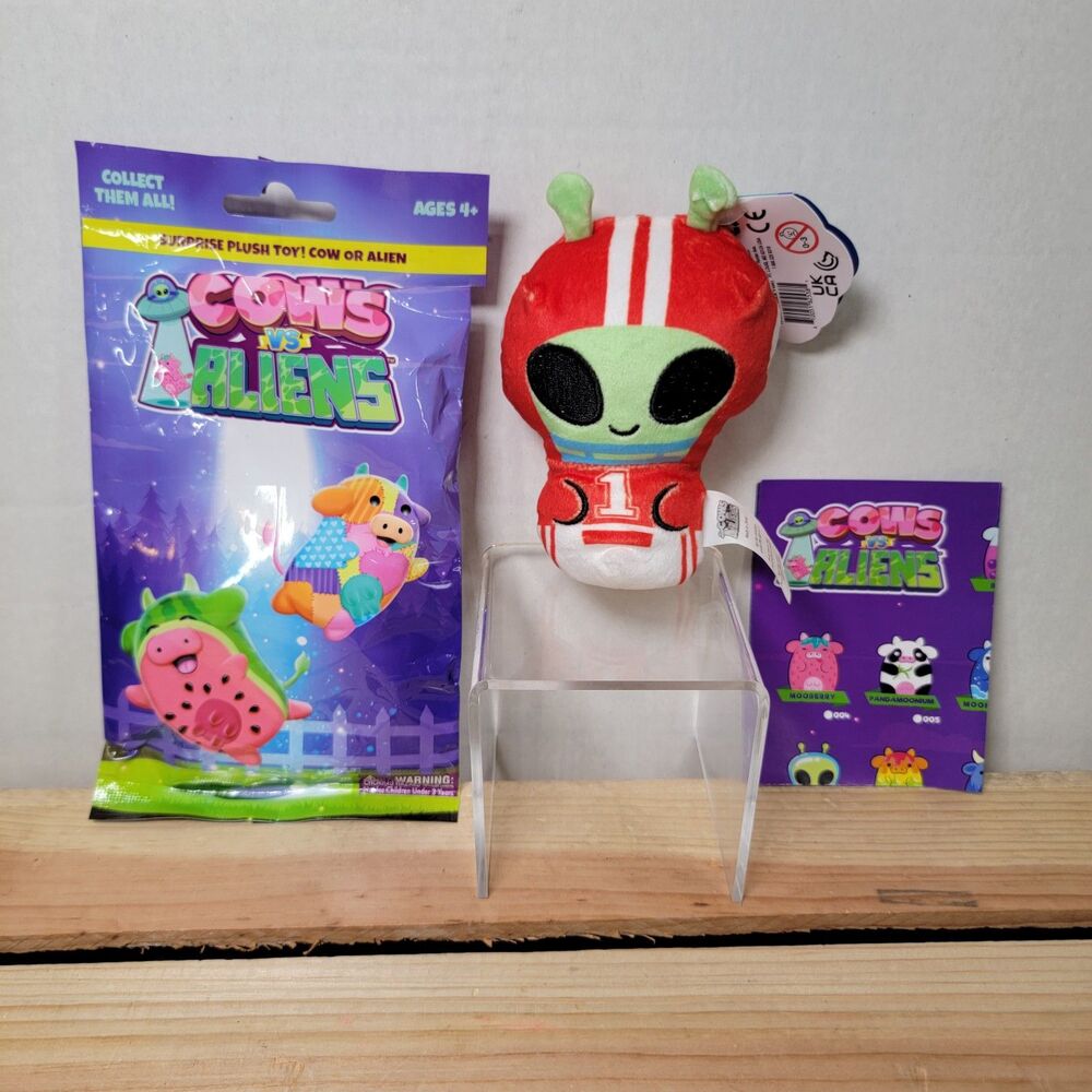 Cows Vs Aliens Bean Bag Plush: #36 BO - NEW